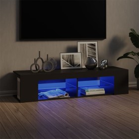 TV cabinet with LED lights gray 135x39x30 cm by vidaXL, TV Furniture - Ref: Foro24-804231, Price: 75,38 €, Discount: %