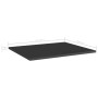 Shelf shelf 8 units glossy black plywood 60x50x1.5cm by vidaXL, Shelves - Ref: Foro24-805279, Price: 51,86 €, Discount: %