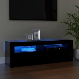 TV cabinet with LED lights black 120x35x40 cm by vidaXL, TV Furniture - Ref: Foro24-804311, Price: 78,14 €, Discount: %