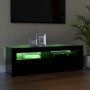 TV cabinet with LED lights black 120x35x40 cm by vidaXL, TV Furniture - Ref: Foro24-804311, Price: 77,95 €, Discount: %