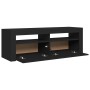 TV cabinet with LED lights black 120x35x40 cm by vidaXL, TV Furniture - Ref: Foro24-804311, Price: 77,95 €, Discount: %