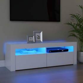 TV cabinet with white LED lights 120x35x40 cm by vidaXL, TV Furniture - Ref: Foro24-804310, Price: 79,28 €, Discount: %