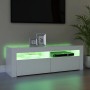 TV cabinet with white LED lights 120x35x40 cm by vidaXL, TV Furniture - Ref: Foro24-804310, Price: 79,28 €, Discount: %