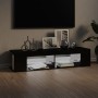 Mueble para TV con luces LED negro brillante 135x39x30 cm de vidaXL, Muebles TV - Ref: Foro24-804236, Precio: 90,90 €, Descue...