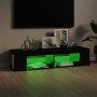 TV cabinet with LED lights glossy black 135x39x30 cm by vidaXL, TV Furniture - Ref: Foro24-804236, Price: 90,99 €, Discount: %