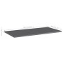 Shelf shelf 8 units glossy gray plywood 80x40x1.5 cm by vidaXL, Shelves - Ref: Foro24-805345, Price: 64,99 €, Discount: %