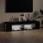 Mueble de TV con luces LED negro 135x39x30 cm de vidaXL, Muebles TV - Ref: Foro24-804230, Precio: 94,99 €, Descuento: %