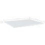 Shelf shelf 8 units glossy white plywood 60x50x1.5cm by vidaXL, Shelves - Ref: Foro24-805277, Price: 66,99 €, Discount: %