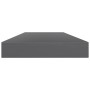 Shelf shelving unit 8 pcs plywood glossy gray 80x10x1.5 cm by vidaXL, Shelves - Ref: Foro24-805297, Price: 27,99 €, Discount: %