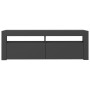 TV cabinet with LED lights gray 120x35x40 cm by vidaXL, TV Furniture - Ref: Foro24-804312, Price: 91,99 €, Discount: %