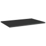 Estante estantería 8 uds contrachapada negro brillo 60x40x1,5cm de vidaXL, Estanterías - Ref: Foro24-805263, Precio: 52,88 €,...