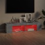 TV cabinet with LED lights concrete gray 135x39x30 cm by vidaXL, TV Furniture - Ref: Foro24-804233, Price: 65,80 €, Discount: %