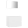 White plywood 2-piece bathroom furniture set by vidaXL, Bathroom furniture - Ref: Foro24-804872, Price: 58,44 €, Discount: %