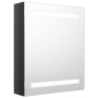 Glossy black LED mirror bathroom cabinet 50x14x60 cm by vidaXL, bathroom vanities - Ref: Foro24-326481, Price: 114,33 €, Disc...