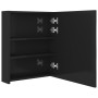 Glossy black LED mirror bathroom cabinet 50x14x60 cm by vidaXL, bathroom vanities - Ref: Foro24-326481, Price: 114,33 €, Disc...