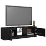 Mueble de TV con luces LED negro brillante 120x30x35,5 cm de vidaXL, Muebles TV - Ref: Foro24-804290, Precio: 115,03 €, Descu...