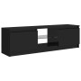 Mueble de TV con luces LED negro brillante 120x30x35,5 cm de vidaXL, Muebles TV - Ref: Foro24-804290, Precio: 115,03 €, Descu...