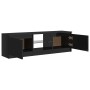 Mueble de TV con luces LED negro brillante 120x30x35,5 cm de vidaXL, Muebles TV - Ref: Foro24-804290, Precio: 115,03 €, Descu...