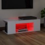 TV cabinet with bright white LED lights 90x39x30 cm by vidaXL, TV Furniture - Ref: Foro24-804244, Price: 59,85 €, Discount: %