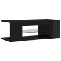 Mueble para TV con luces LED negro brillante 90x39x30 cm de vidaXL, Muebles TV - Ref: Foro24-804245, Precio: 74,99 €, Descuen...