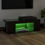 TV-Schrank mit LED-Leuchten glänzend schwarz 90x39x30 cm von vidaXL, TV-Möbel - Ref: Foro24-804245, Preis: 74,99 €, Rabatt: %