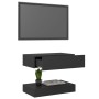 Mueble para TV con luces LED gris 60x35 cm de vidaXL, Muebles TV - Ref: Foro24-804269, Precio: 44,92 €, Descuento: %