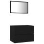 Juego de muebles de baño 2 pzas madera contrachapada negro de vidaXL, Muebles de baño - Ref: Foro24-804873, Precio: 61,46 €, ...