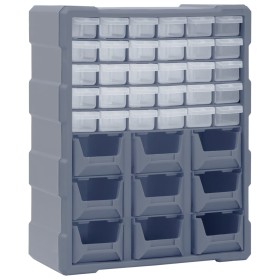 Organizador multicajones con 39 cajones 38x16x47 cm de vidaXL, Cajas de herramientas - Ref: Foro24-149604, Precio: 43,35 €, D...