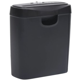 Paper shredder cut into strips 6 sheets black by vidaXL, paper shredders - Ref: Foro24-51551, Price: 34,99 €, Discount: %