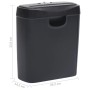 Trituradora de papel cortadas en tiras 6 hojas negro de vidaXL, Trituradoras de papel - Ref: Foro24-51551, Precio: 38,56 €, D...