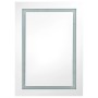 Armario de baño con espejo y LED color roble 50x13x70 cm de vidaXL, Tocadores de baño - Ref: Foro24-326492, Precio: 125,99 €,...