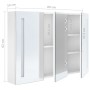 Bathroom cabinet with bright white LED mirror 89x14x62 cm by vidaXL, bathroom vanities - Ref: Foro24-326531, Price: 154,01 €,...