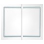 Armario de baño con espejo LED gris hormigón 80x12x68 cm de vidaXL, Tocadores de baño - Ref: Foro24-326511, Precio: 155,84 €,...