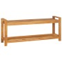 Solid teak wood bench 120 cm by vidaXL, Benches for halls and storage - Ref: Foro24-325276, Price: 129,86 €, Discount: %