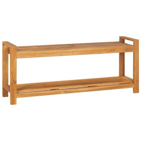 Bank aus massivem Teakholz, 120 cm von vidaXL, Bänke für Hallen und Lager - Ref: Foro24-325276, Preis: 129,99 €, Rabatt: %