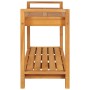 Solid teak wood bench 120 cm by vidaXL, Benches for halls and storage - Ref: Foro24-325276, Price: 129,86 €, Discount: %