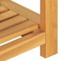 Banco de madera maciza de teca 120 cm de vidaXL, Bancos para recibidores y almacenamiento - Ref: Foro24-325276, Precio: 129,8...