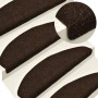 Self-adhesive stair mat 10 pcs 56x17x3 cm brown by vidaXL, Stair mats - Ref: Foro24-149689, Price: 24,43 €, Discount: %