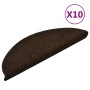 Self-adhesive stair mat 10 pcs 56x17x3 cm brown by vidaXL, Stair mats - Ref: Foro24-149689, Price: 24,43 €, Discount: %