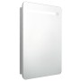 Armario de baño con espejo y LED gris hormigón 60x11x80 cm de vidaXL, Tocadores de baño - Ref: Foro24-326502, Precio: 137,34 ...