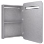 Bathroom cabinet with mirror and LED concrete gray 60x11x80 cm by vidaXL, bathroom vanities - Ref: Foro24-326502, Price: 137,...