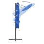 Cantilever umbrella with a sky blue steel post 250x250 cm by vidaXL, Umbrellas - Ref: Foro24-46991, Price: 70,99 €, Discount: %