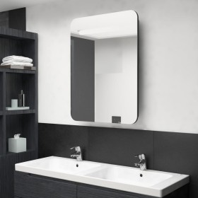 Bathroom cabinet with black mirror 60x11x80 cm by vidaXL, bathroom vanities - Ref: Foro24-326503, Price: 142,74 €, Discount: %