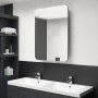 Armario de baño con espejo negro 60x11x80 cm de vidaXL, Tocadores de baño - Ref: Foro24-326503, Precio: 142,99 €, Descuento: %