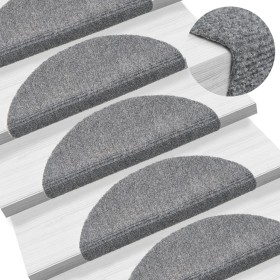 Self-adhesive stair treads 10 pcs gray 56x17x3 cm by vidaXL, Stair mats - Ref: Foro24-149681, Price: 24,43 €, Discount: %