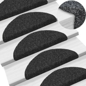 Self-adhesive stair mats 10 pcs black 56x17x3 cm by vidaXL, Stair mats - Ref: Foro24-149679, Price: 24,72 €, Discount: %