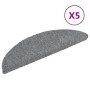 Selbstklebende Stufenmatten 5 Stück grau 56x17x3 cm von vidaXL, Treppenmatten - Ref: Foro24-149680, Preis: 19,69 €, Rabatt: %