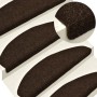 Self-adhesive stair tread mat 10 units 65x21x4 cm brown by vidaXL, Stair mats - Ref: Foro24-149712, Price: 18,22 €, Discount: %