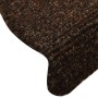 Self-adhesive stair tread mat 10 units 65x21x4 cm brown by vidaXL, Stair mats - Ref: Foro24-149712, Price: 18,22 €, Discount: %