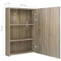 Bathroom cabinet with mirror and LED lighting in oak color, measuring 50x13x70 cm. by vidaXL, bathroom vanities - Ref: Foro24...